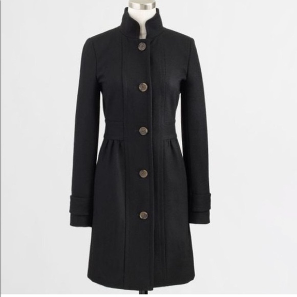 J. Crew Jackets & Blazers - J. Crew Skirted Dress Coat Wool Blend Jacket
